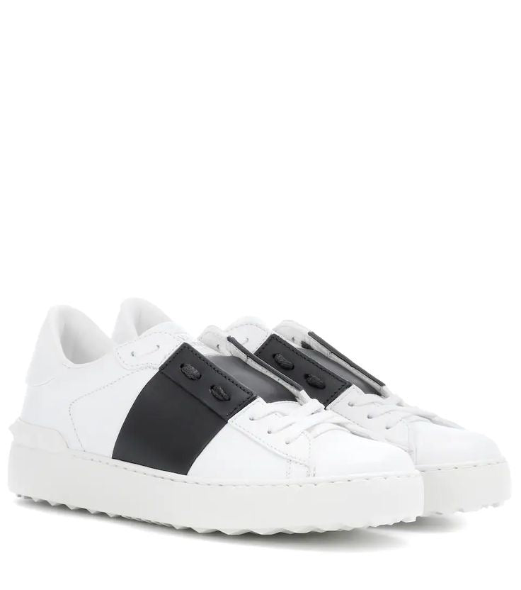 Sko med farge stripe