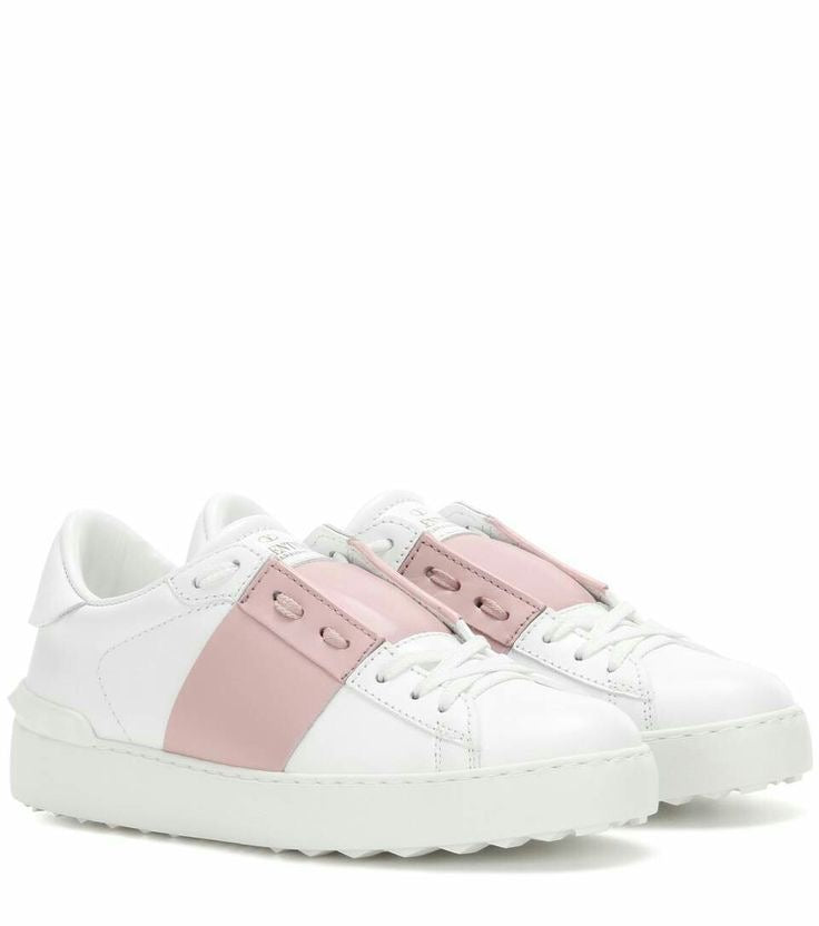 Sko med farge stripe